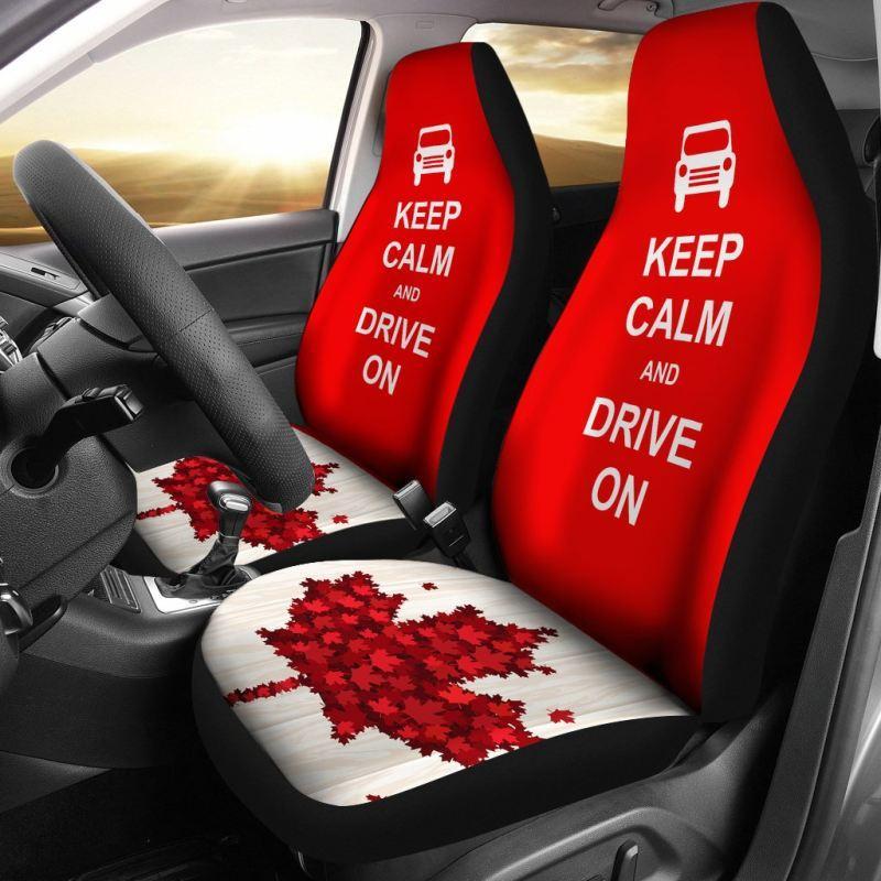 canada-keep-calm-and-drive-car-seat-covers