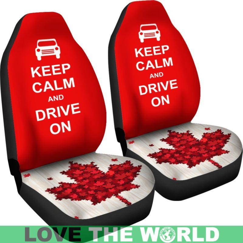 canada-keep-calm-and-drive-car-seat-covers