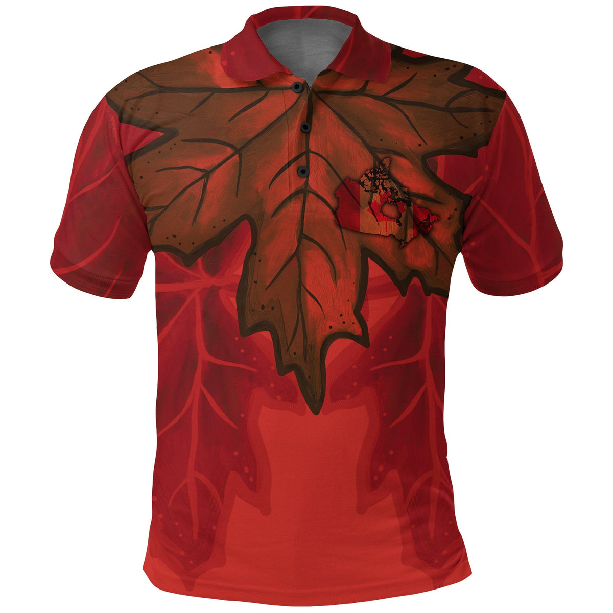 canada-maple-leaf-autumn-polo-shirt