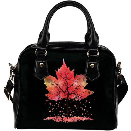 Canada Maple Tree Shoulder Handbag - Vibe Hoodie