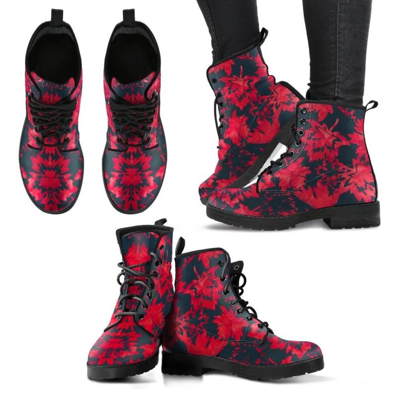 canada-mens-womens-leather-boots-02-maple-leaves-leather-boots
