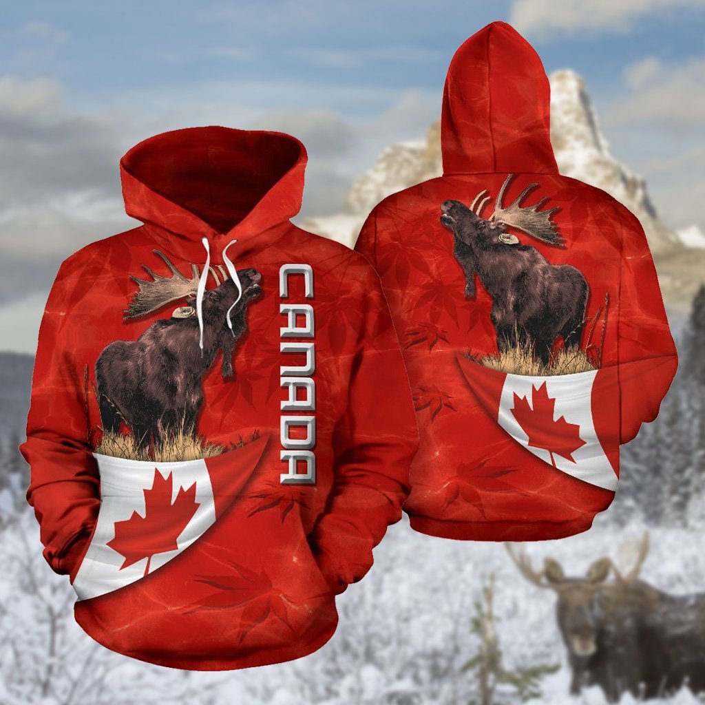 canada-moose-hoodie-maple-leaf