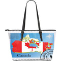 canada-stamp-large-leather-tote-bag