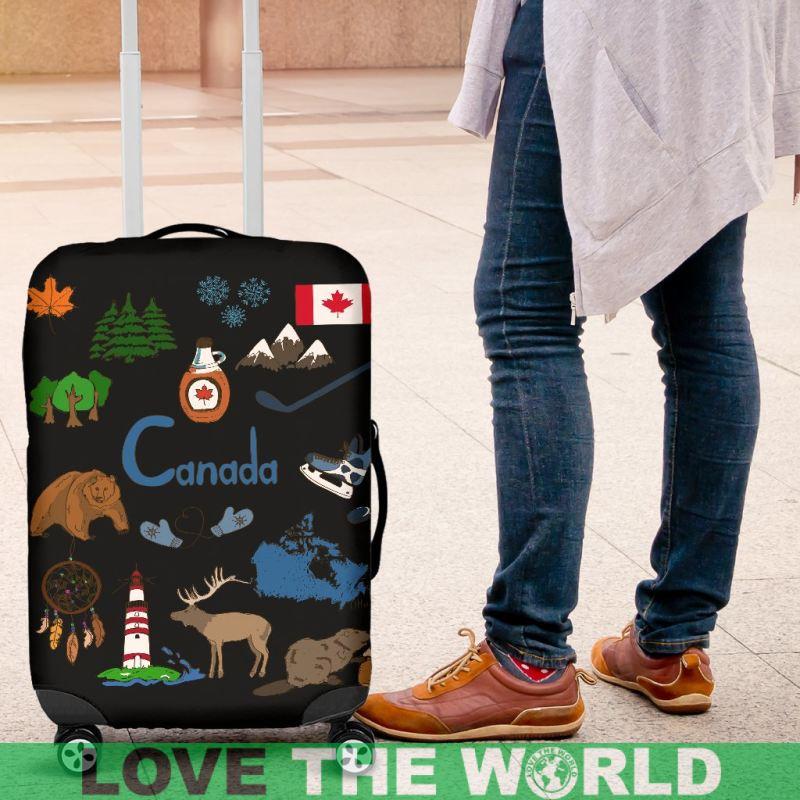 canada-things-luggage-cover