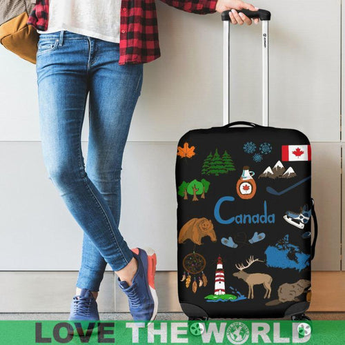 canada-things-luggage-cover