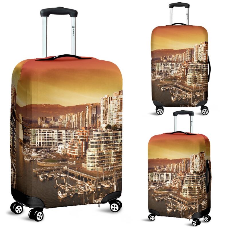 canada-vancouver-harbour-luggage-cover