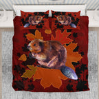 beaver-with-maple-canada-bedding-set