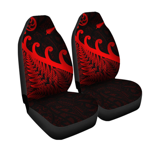 new-zealand-rugby-maori-car-seat-cover-silver-fern-koru-vibes-red