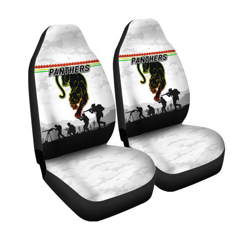 penrith-panthers-anzac-2022-car-seat-cover-simple-style-white