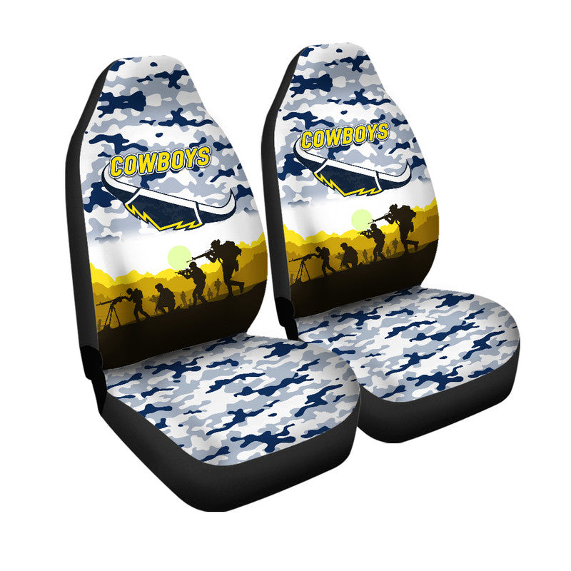 north-queensland-cowboys-anzac-2022-car-seat-cover-simple-style-white