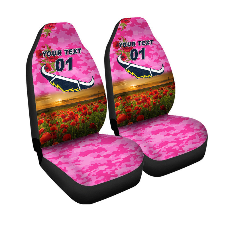 custom-personalised-north-queensland-cowboys-anzac-2022-car-seat-cover-poppy-flowers-vibes-pink