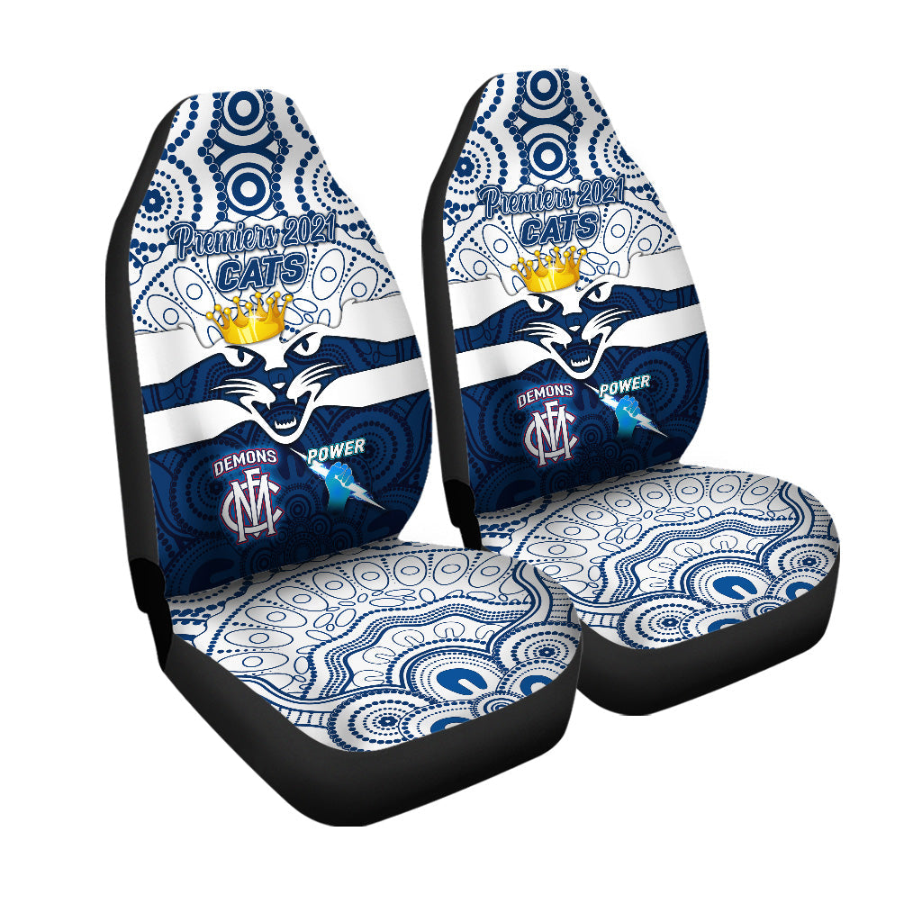 geelong-cats-indigenous-car-seat-cover-football-2021-premiers-the-king