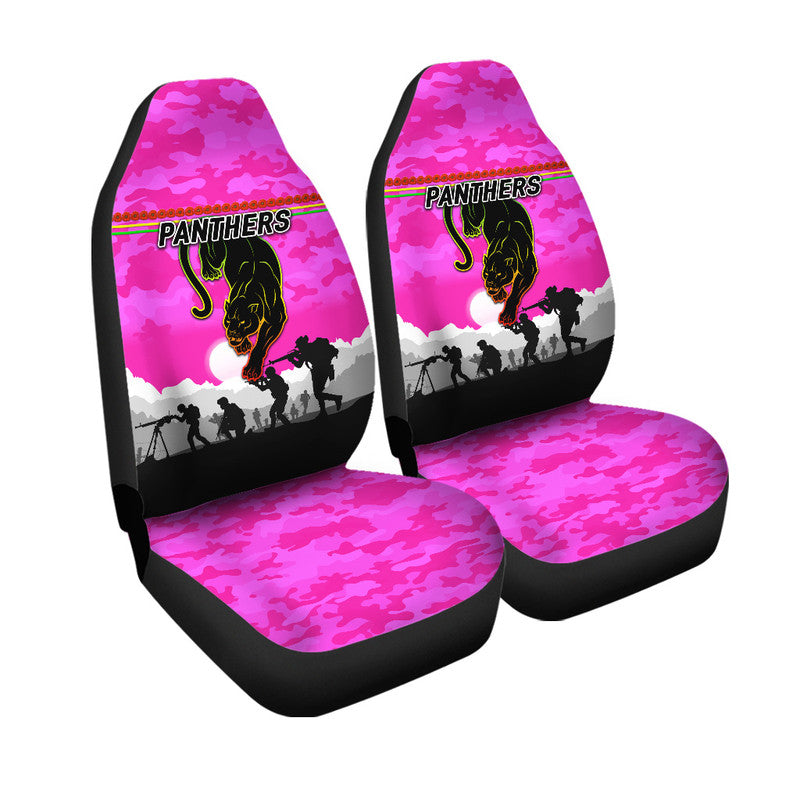 penrith-panthers-anzac-2022-car-seat-cover-simple-style-pink