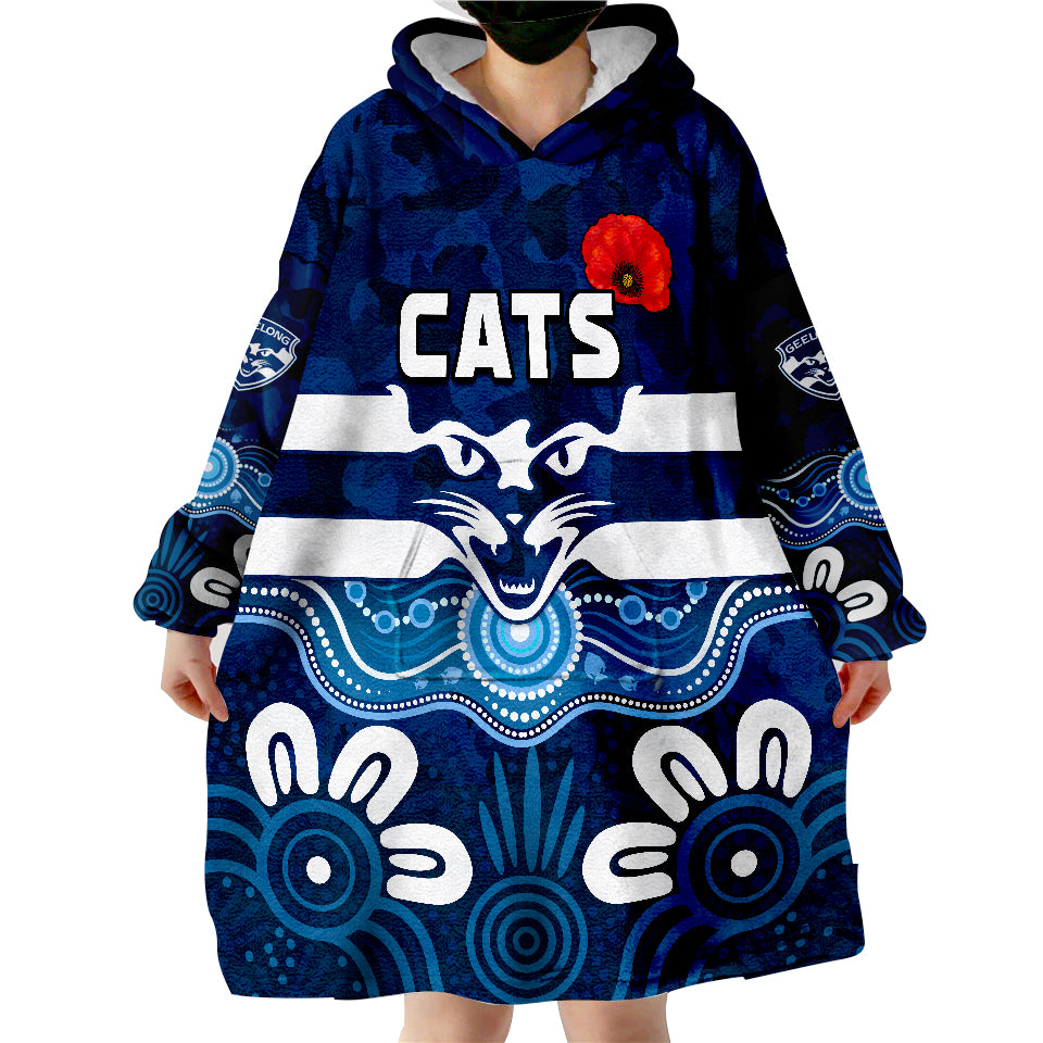 cats-anzac-2022-geelong-football-aboriginal-poppy-wearable-blanket-hoodie