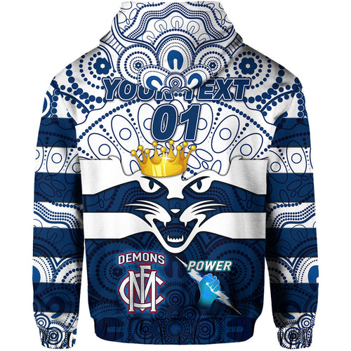 custom-personalised-geelong-cats-indigenous-hoodie-football-2021-premiers-the-king-custom-text-and-number