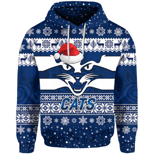 geelong-cats-hoodie-christmas-simple-style