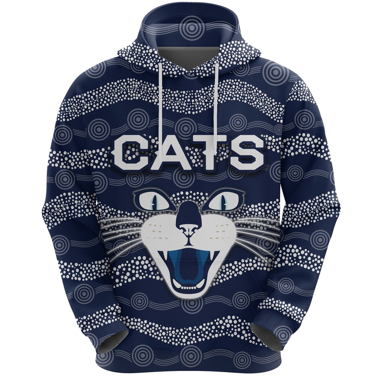 geelong-hoodie-cats-indigenous-navy