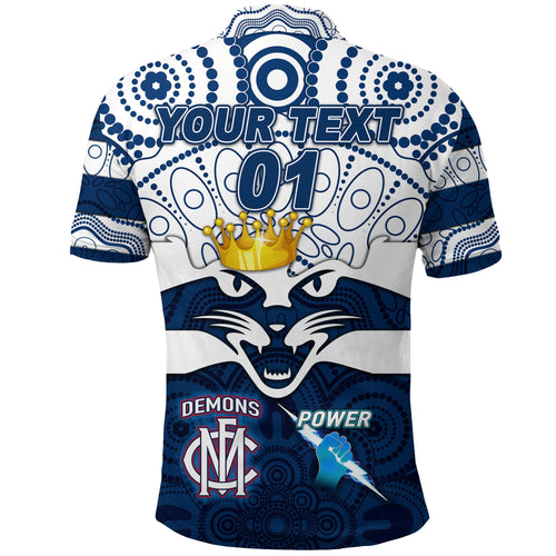 custom-personalised-geelong-cats-indigenous-polo-shirt-football-2021-premiers-the-king-custom-text-and-number