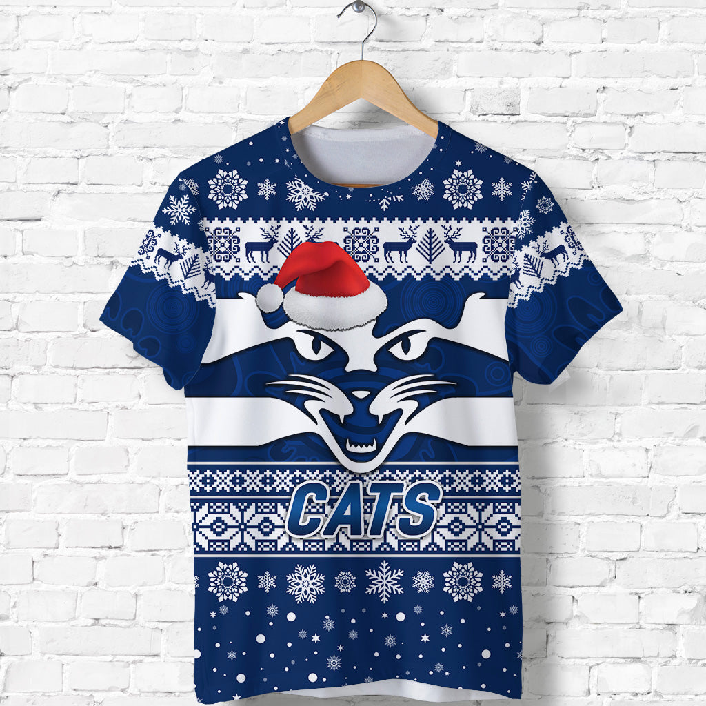 geelong-cats-t-shirt-christmas-simple-style