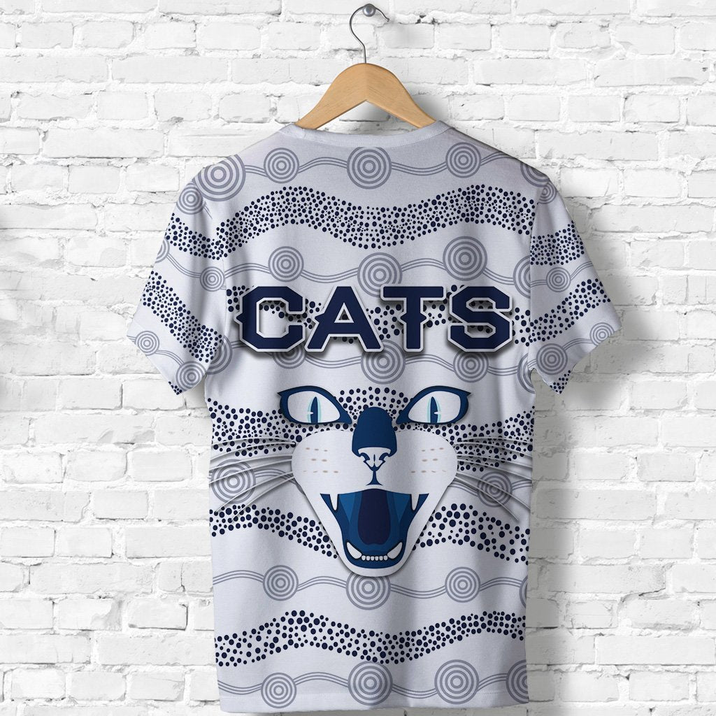 custom-personalised-geelong-t-shirt-cats-indigenous-white