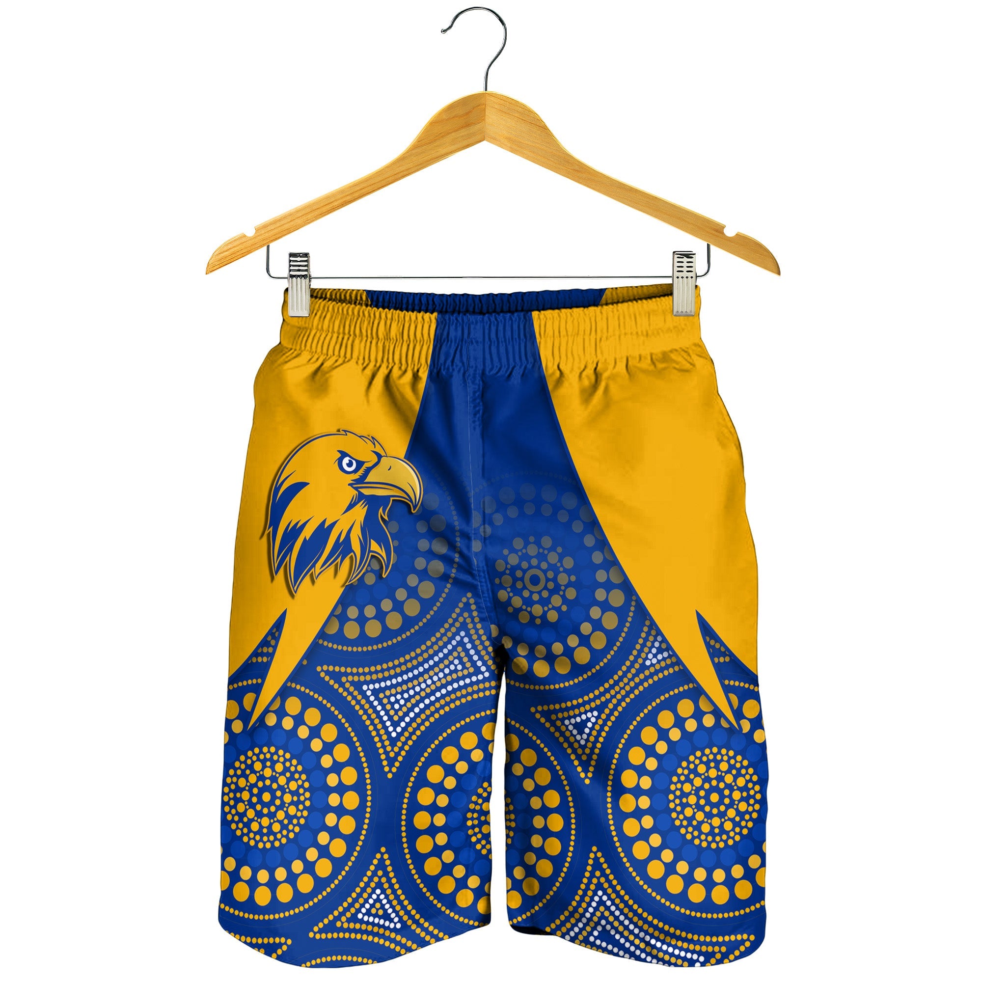 eagles-indigenous-men-shorts-west-coast-2021-version-gold