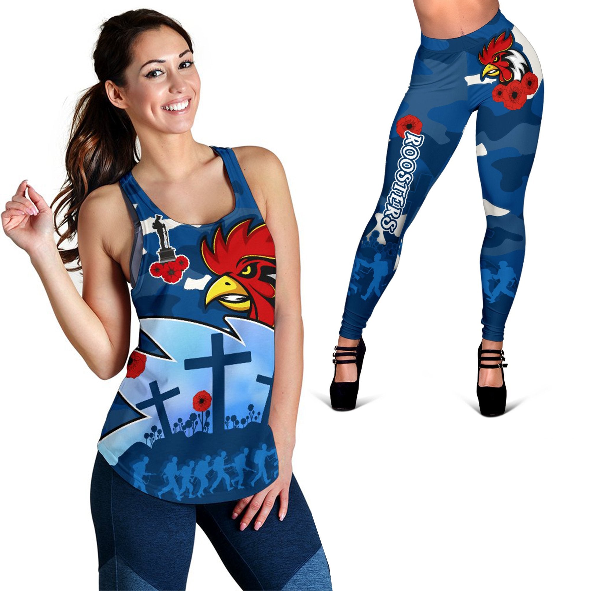combo-racerback-tank-and-legging-roosters-anzac-day-military-blue