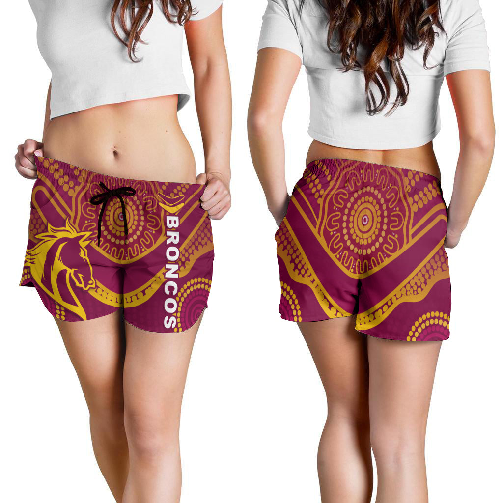 Broncos Indigenous Women Shorts LT13 - Vibe Hoodie
