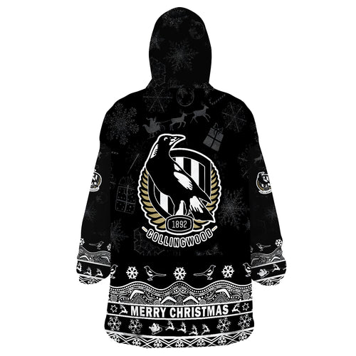collingwood-pies-unique-winter-season-magpies-merry-christmas-wearable-blanket-hoodie
