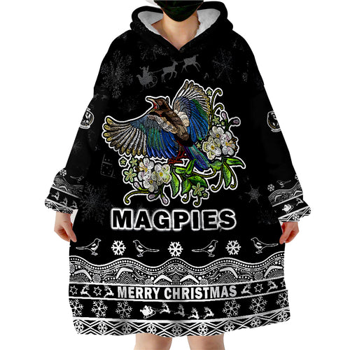 collingwood-pies-unique-winter-season-magpies-merry-christmas-wearable-blanket-hoodie