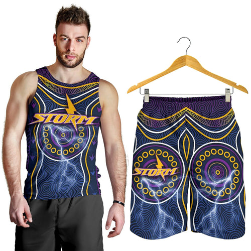 combo-men-tank-top-and-men-short-lightning-storm-indigenous