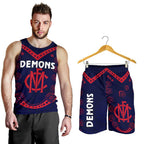 combo-men-tank-top-and-men-short-melbourne-demons-indigenous-football