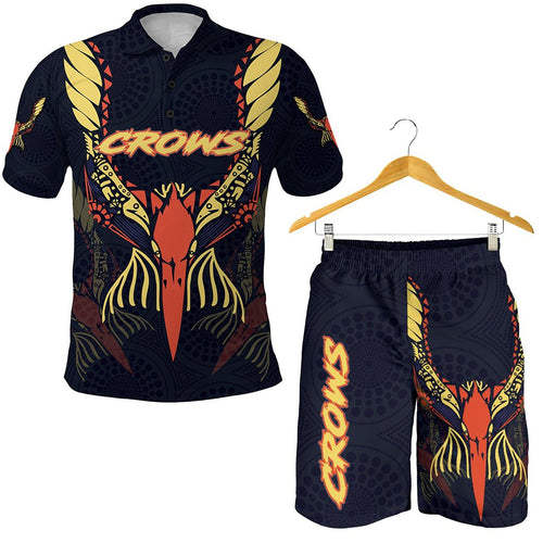 combo-polo-shirt-and-men-short-adelaide-simple-indigenous-crows