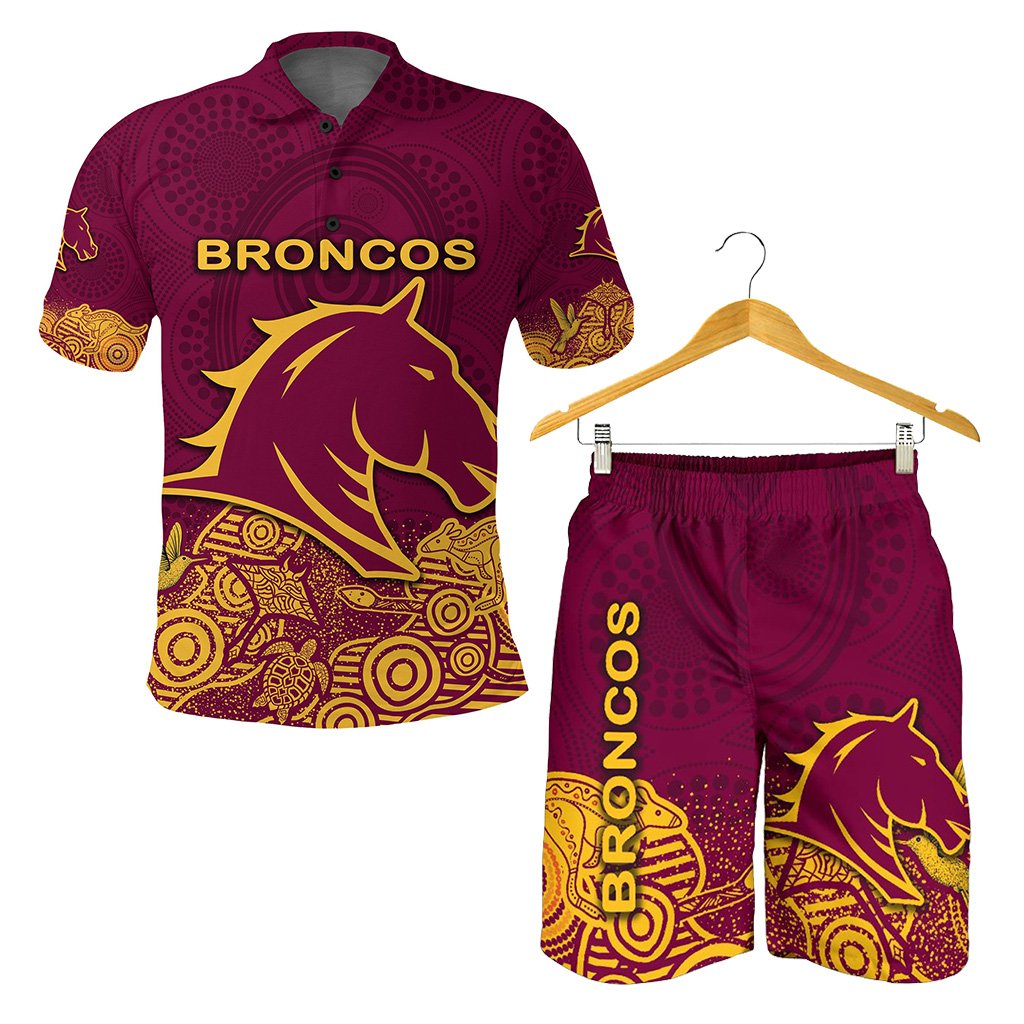 combo-polo-shirt-and-men-short-brisbane-broncos-indigenous