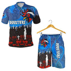 combo-polo-shirt-and-men-short-sydney-roosters-aboriginal-prairie-style
