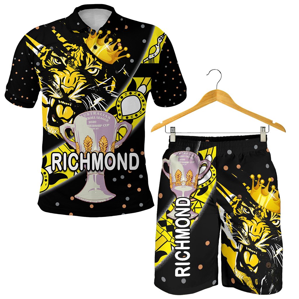 combo-polo-shirt-and-men-short-richmond-premier-tigers-dotted