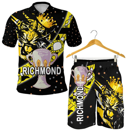 combo-polo-shirt-and-men-short-richmond-premier-tigers-dotted