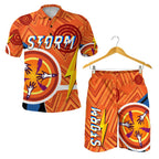 combo-polo-shirt-and-men-short-storm-simple-indigenous-orange