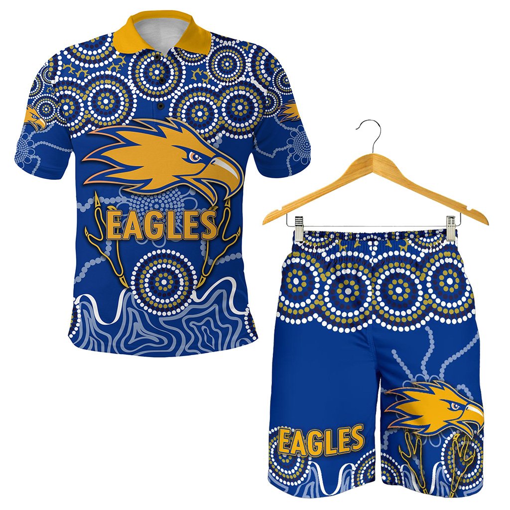 combo-polo-shirt-and-men-short-eagles-indigenous-west-coast