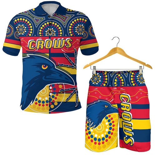 combo-polo-shirt-and-men-short-adelaide-indigenous-crows