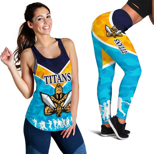 combo-racerback-tank-and-legging-gold-coast-titans-gladiator-anzac-vibes