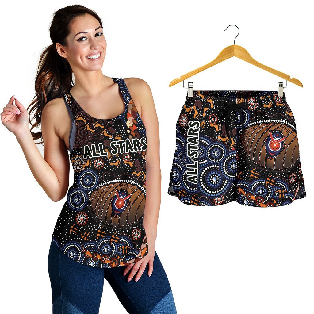 combo-racerback-tank-and-women-short-indigenous-all-stars