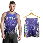 combo-men-tank-top-and-men-short-melbourne-storm-unique-indigenous