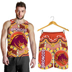 combo-men-tank-top-and-men-short-brisbane-broncos-indigenous-warm-vibes