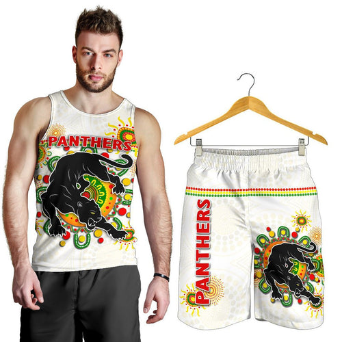 combo-men-tank-top-and-men-short-penrith-indigenous-panthers-white