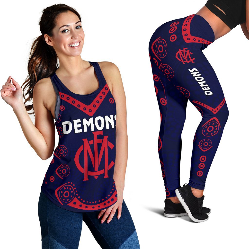 combo-racerback-tank-and-legging-melbourne-demons-indigenous-football