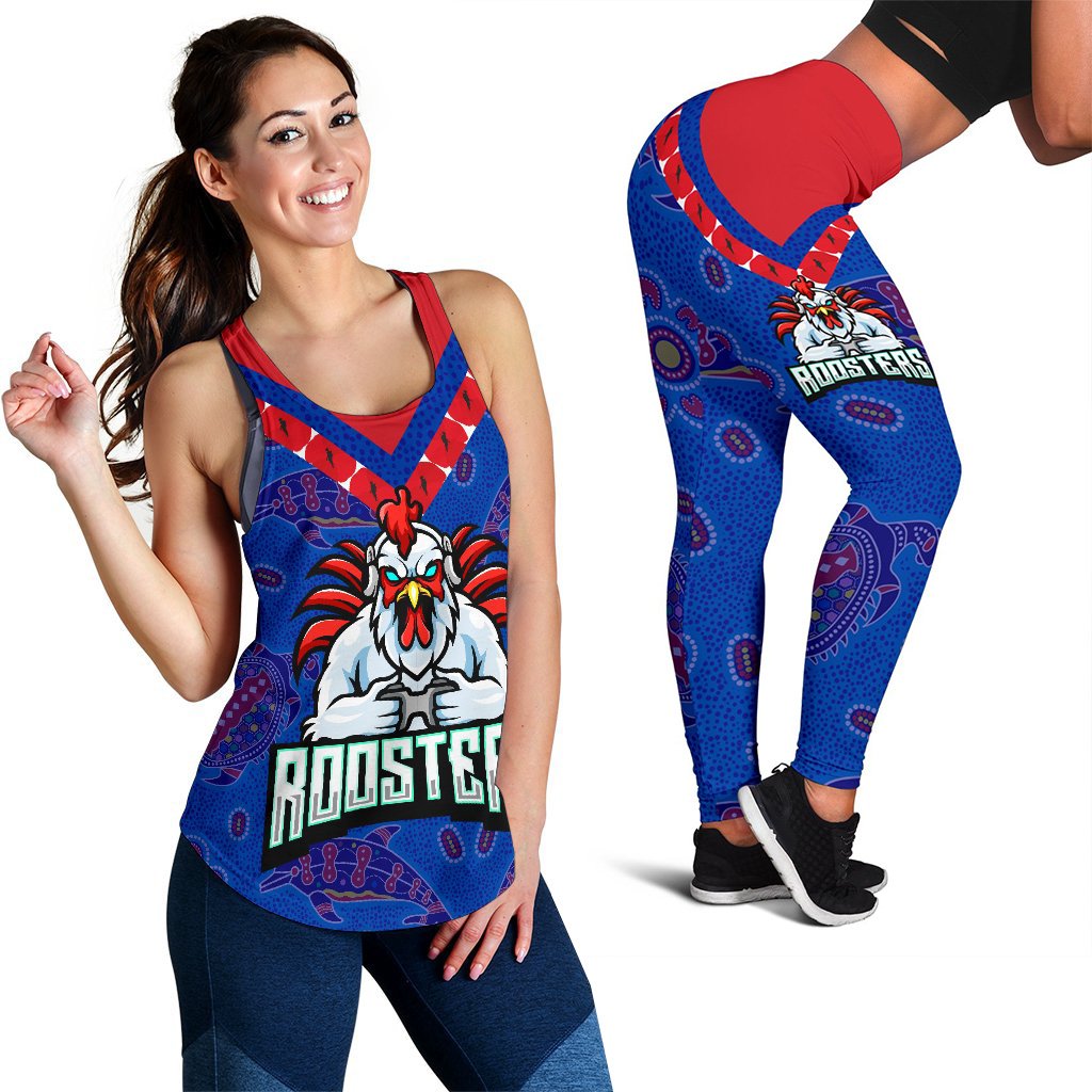 combo-racerback-tank-and-legging-sydney-roosters-indigenous-anzac-prairie-style