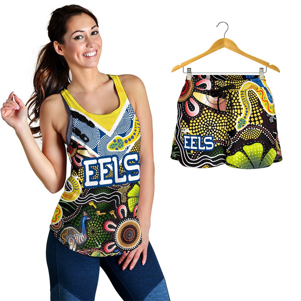 combo-racerback-tank-and-women-short-parramatta-eels-aboriginal-ethnic-style