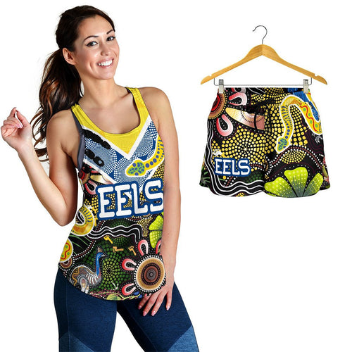 combo-racerback-tank-and-women-short-parramatta-eels-aboriginal-ethnic-style