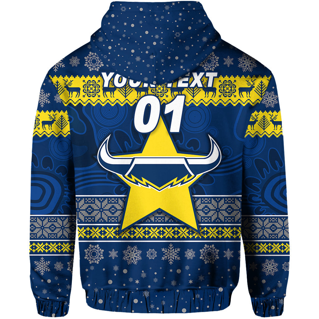 custom-personalised-north-queensland-cowboys-hoodie-christmas-simple-style