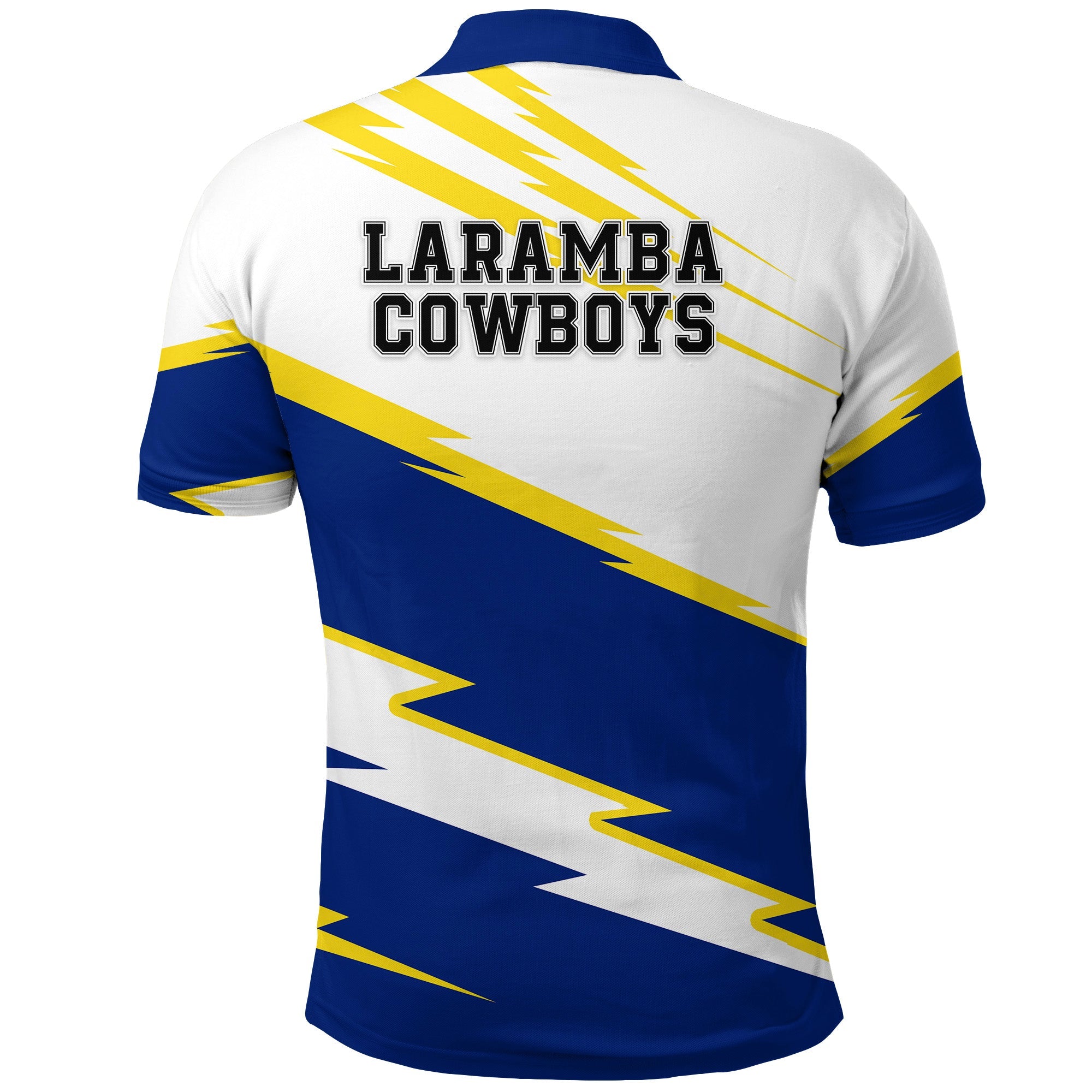 laramba-cowboys-football-club-polo-shirt-simple-style-white